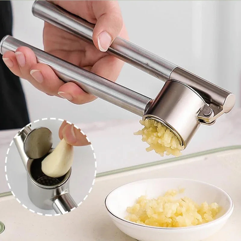 Stainless Steel Garlic Press