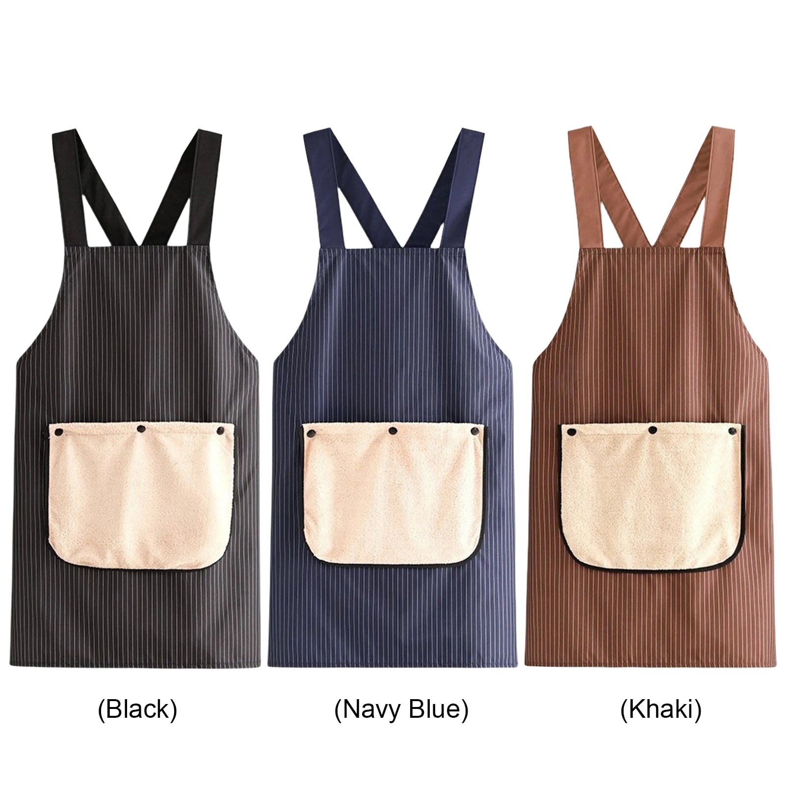 Waterproof Cross-Back Kitchen Apron