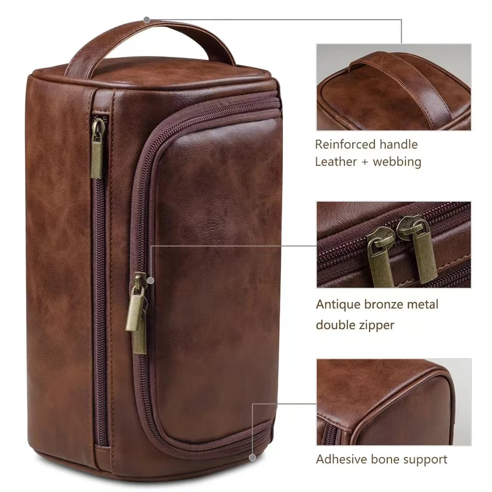 Leather Toiletry Bag (also in canvas)