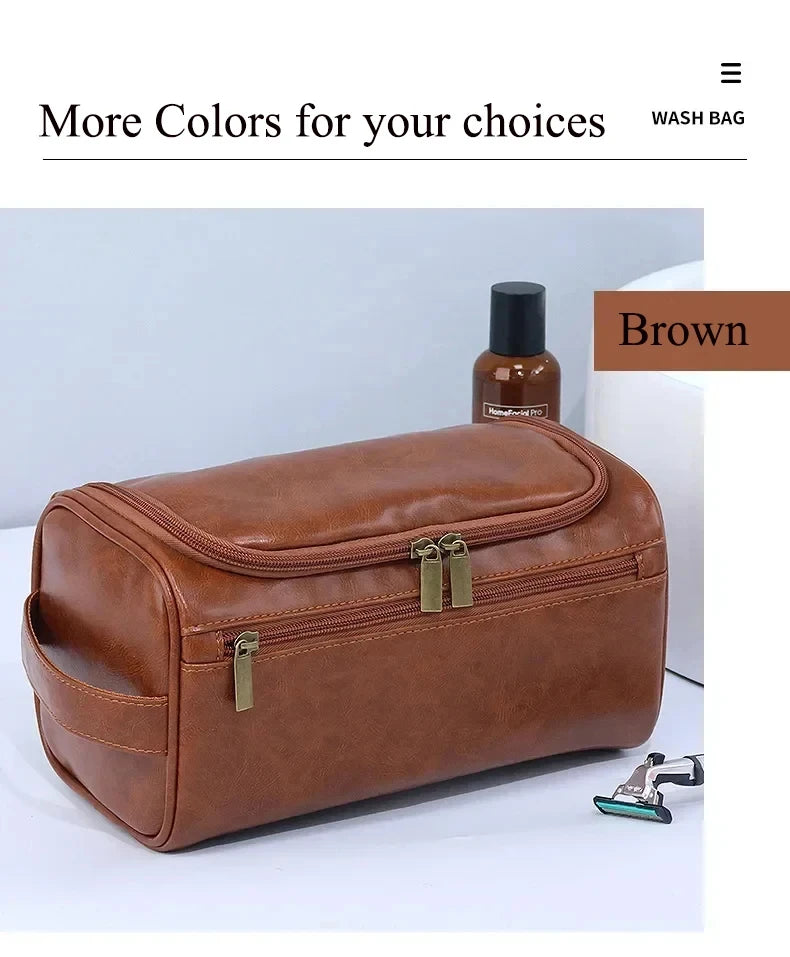 Leather Toiletry Bag (also in canvas)