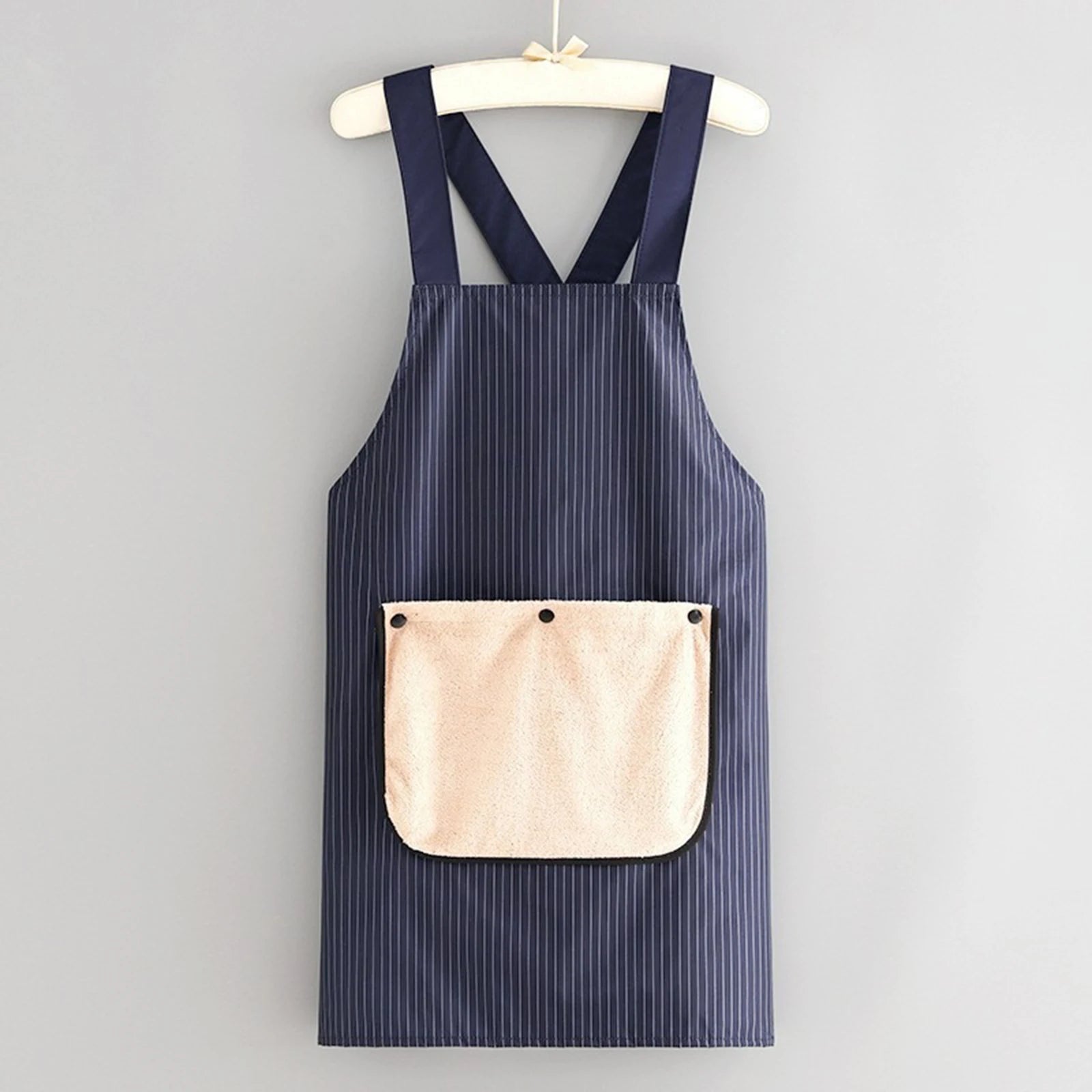 Waterproof Cross-Back Kitchen Apron