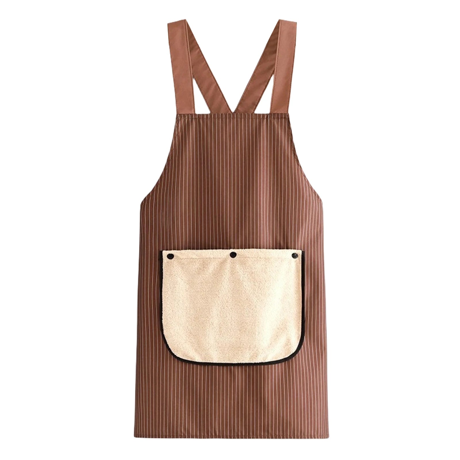 Waterproof Cross-Back Kitchen Apron