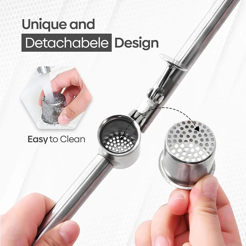 Stainless Steel Garlic Press
