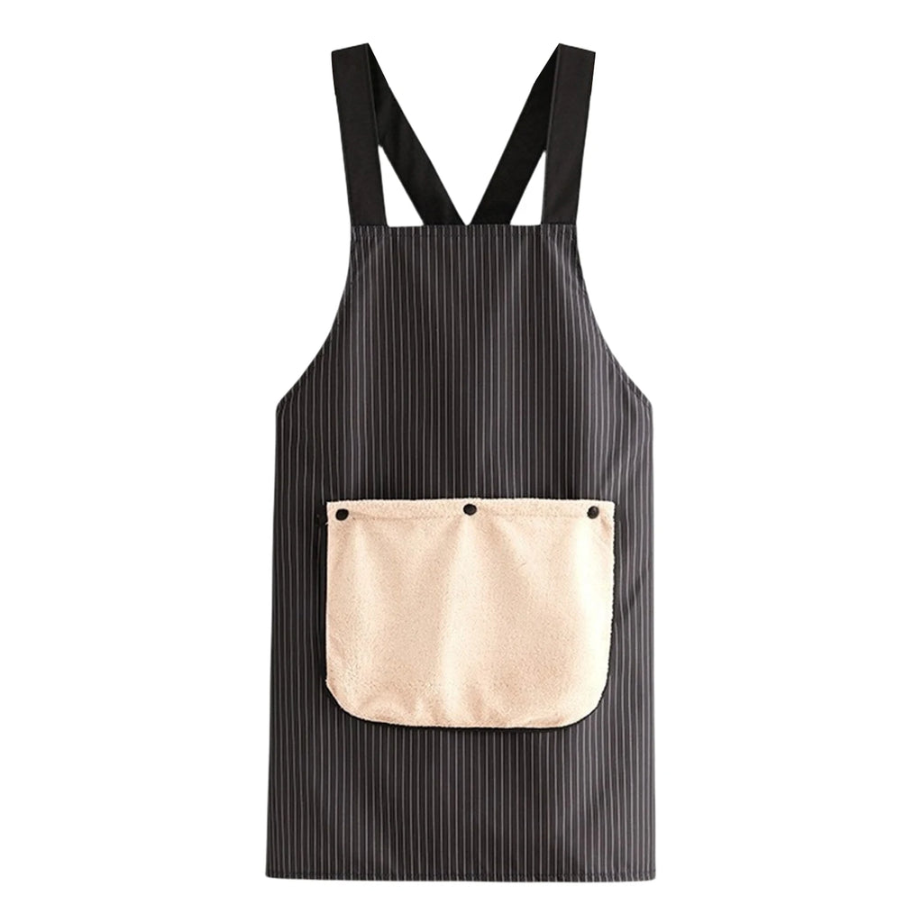Waterproof Cross-Back Kitchen Apron