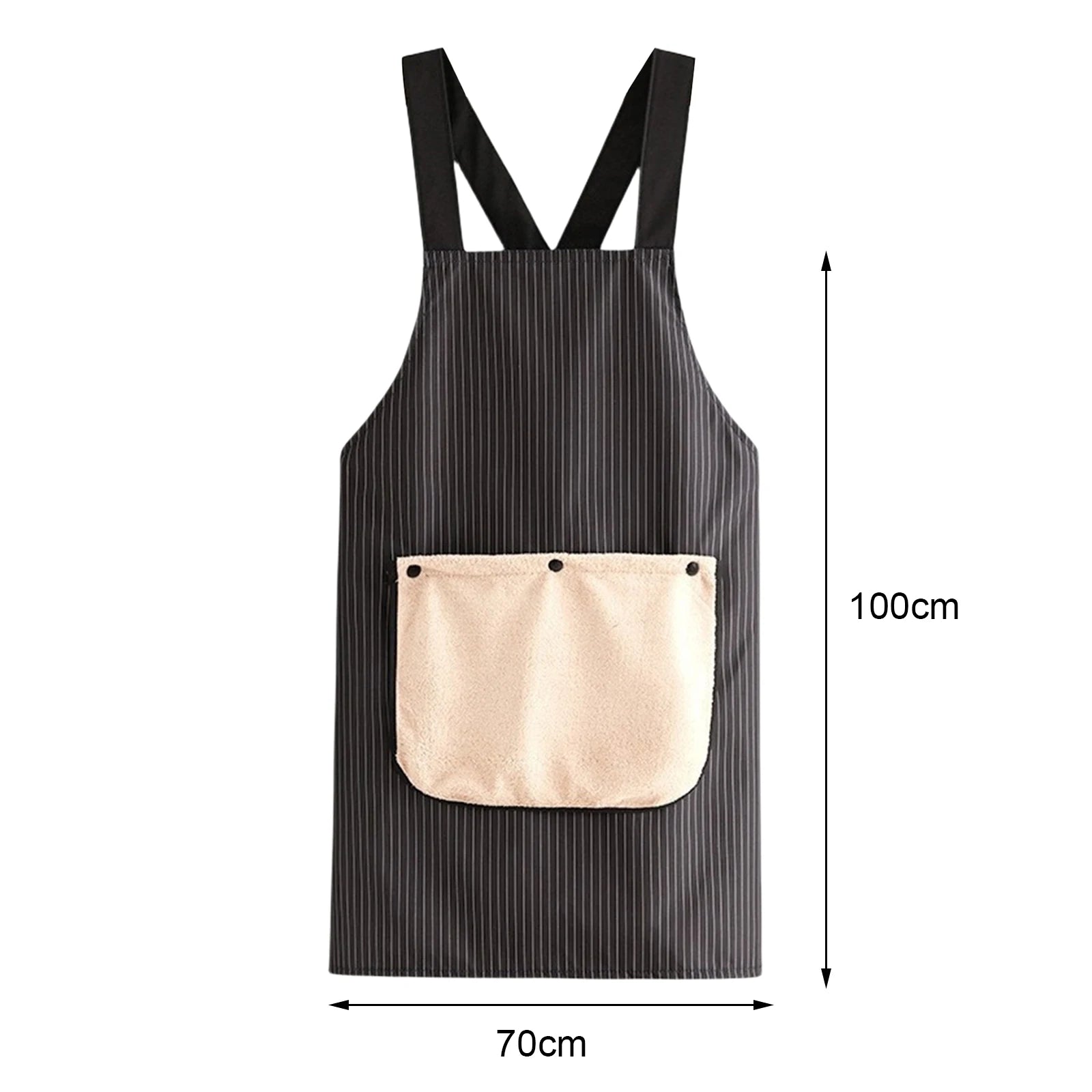 Waterproof Cross-Back Kitchen Apron