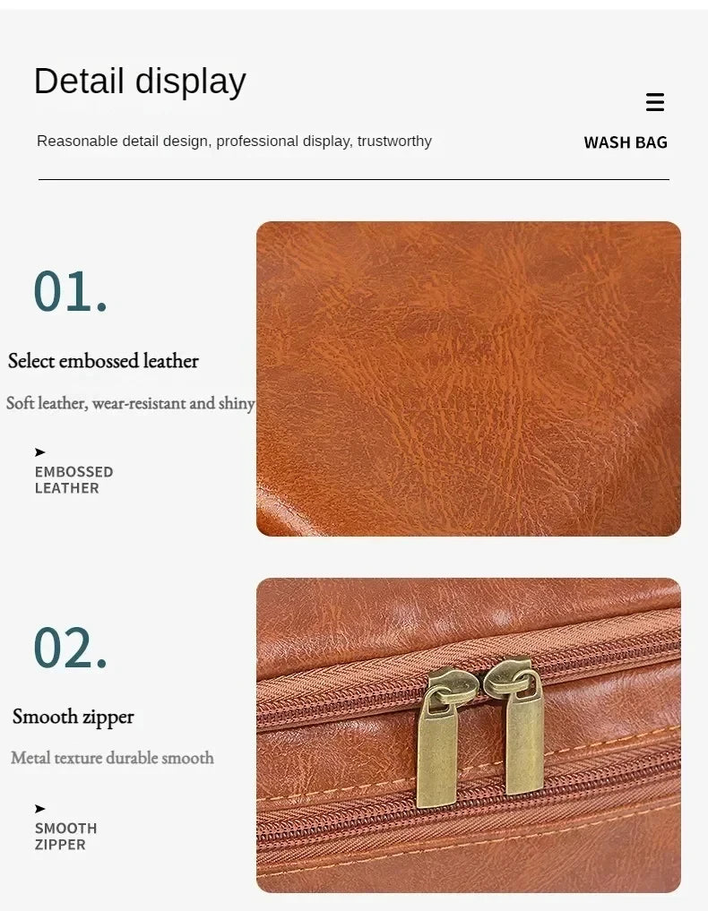 Leather Toiletry Bag (also in canvas)