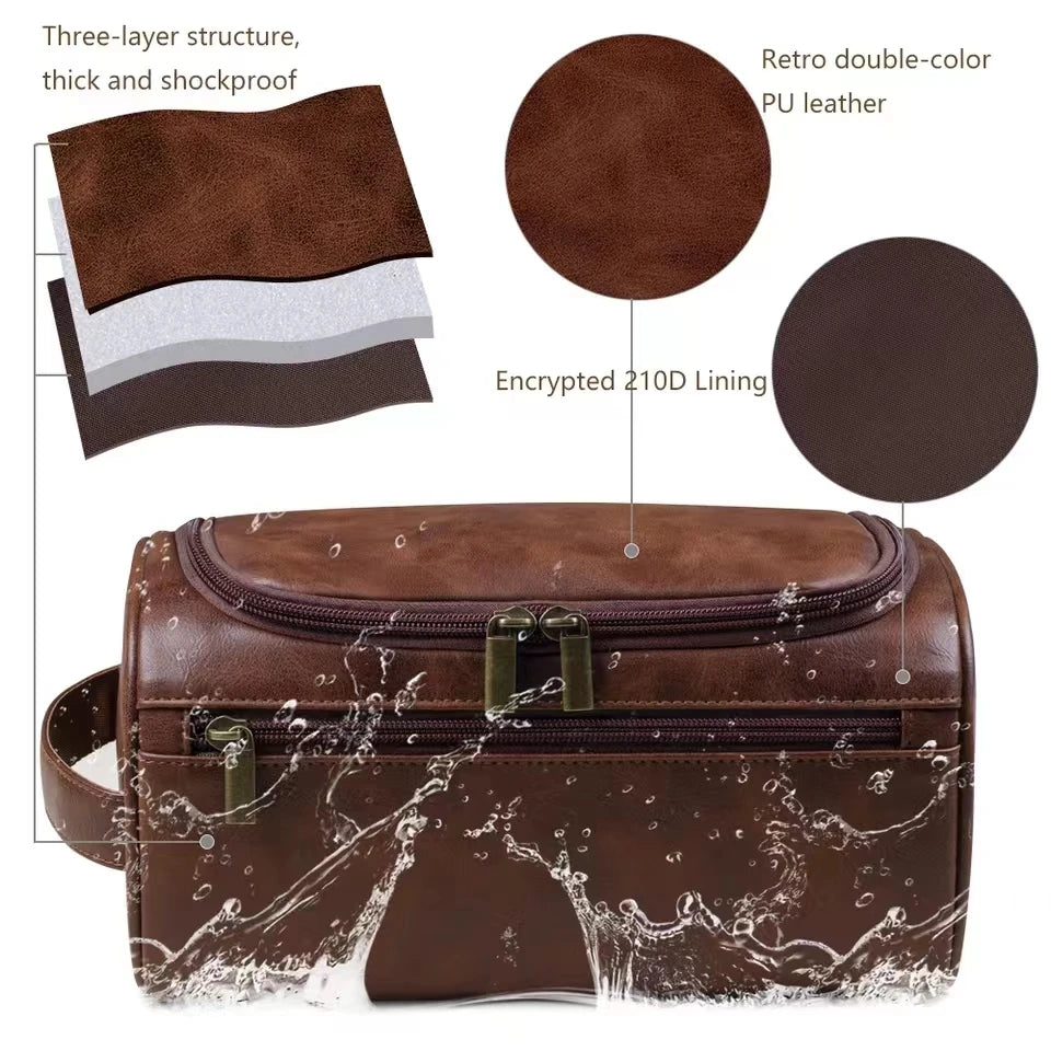 Leather Toiletry Bag (also in canvas)
