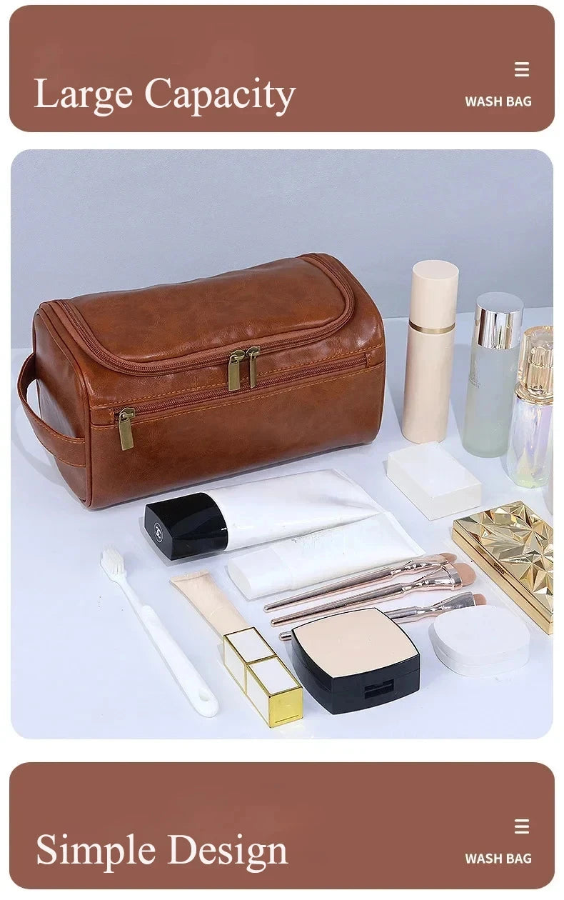 Leather Toiletry Bag (also in canvas)